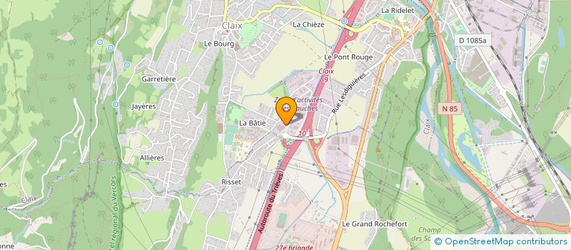 localisation de l'entreprise APPAREILS SCIENTIFIQUES PRECISION à CLAIX
