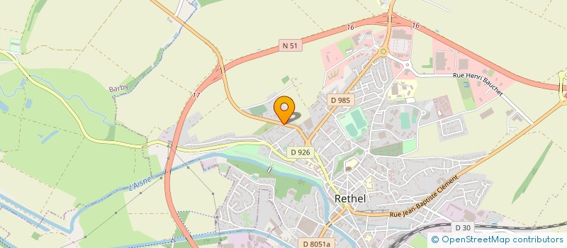 localisation de l'entreprise APPAREILS TRANSFORMATION DE VITESSE à RETHEL