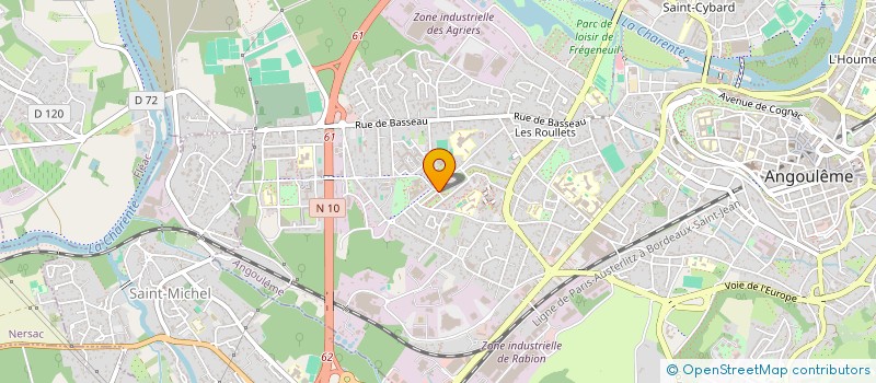 localisation de l'entreprise APPARENCE à ANGOULEME