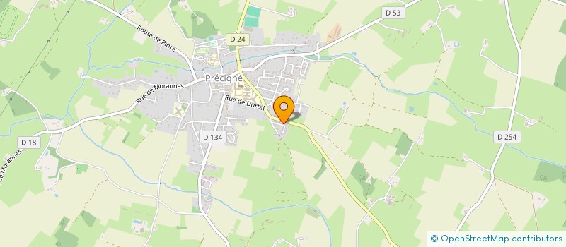 localisation de l'entreprise APPARENCE IMMO  PRECIGNE