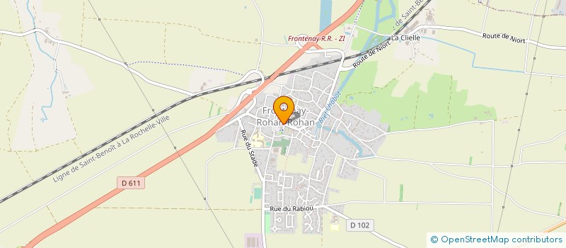 localisation de l'entreprise APPARENCE IMMOBILIER  FRONTENAY-ROHAN-ROHAN