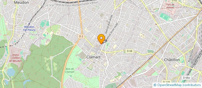 localisation de l'entreprise APPARENCES à CLAMART