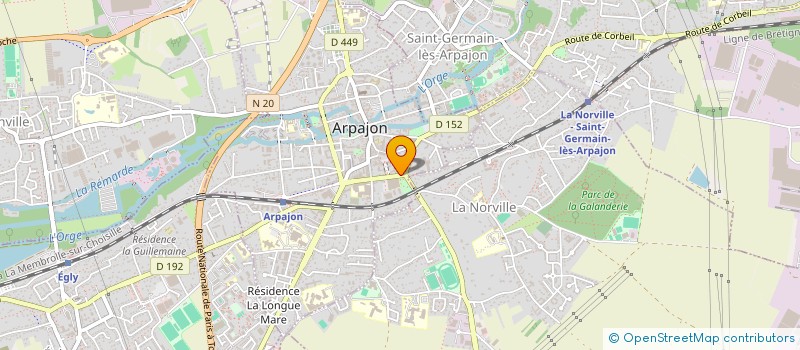 localisation de l'entreprise APPARENCES à ARPAJON