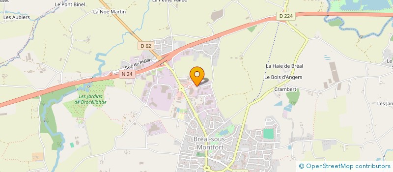 localisation de l'entreprise APPARENCES ENSEIGNES ET PUBLICITE à BREAL-SOUS-MONTFORT