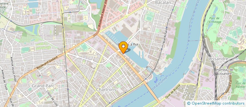 localisation de l'entreprise APPART 113 à BORDEAUX