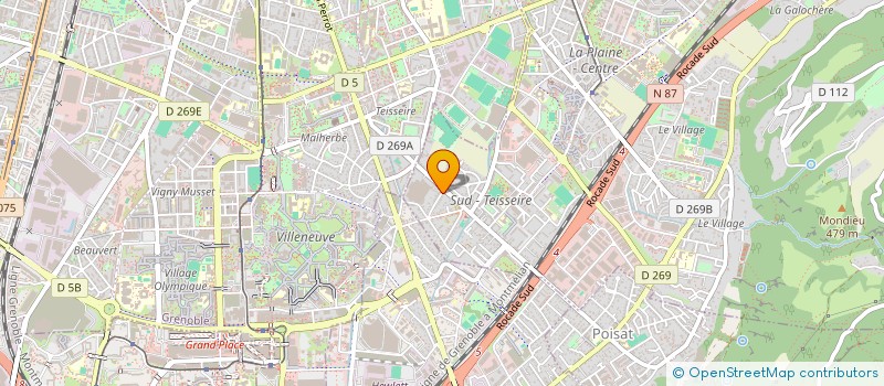 localisation de l'entreprise APPART 2 PIERRE LOTI  SAINT-MARTIN-D'HERES