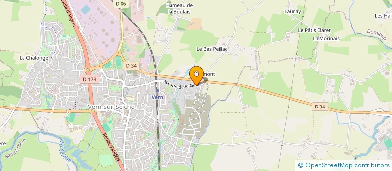 localisation de l'entreprise APPART 3001  VERN-SUR-SEICHE