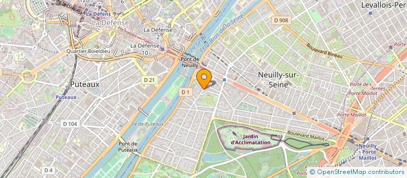 localisation de l'entreprise APPART A PART à NEUILLY-SUR-SEINE