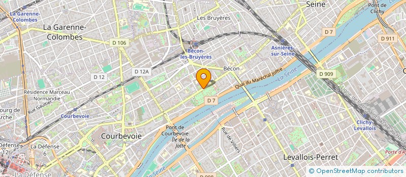 localisation de l'entreprise APPART ANGELS à COURBEVOIE