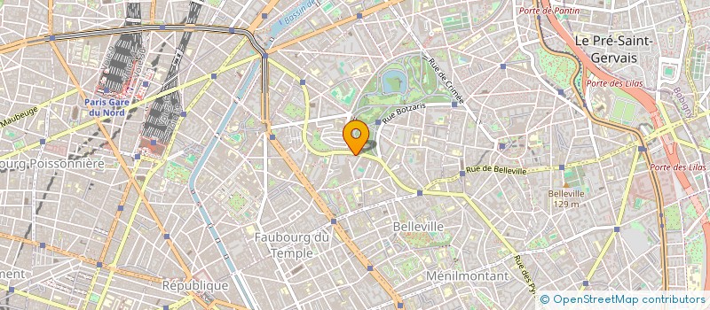 localisation de l'entreprise APPART BUTTES DE CHAUMONT PARIS 19  PARIS