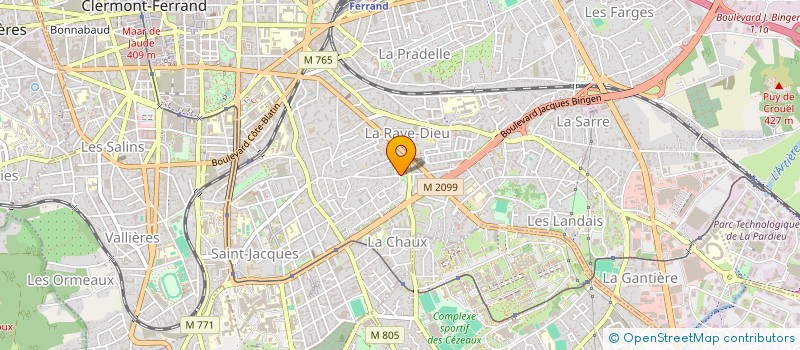 localisation de l'entreprise APPART&CO  CLERMONT-FERRAND