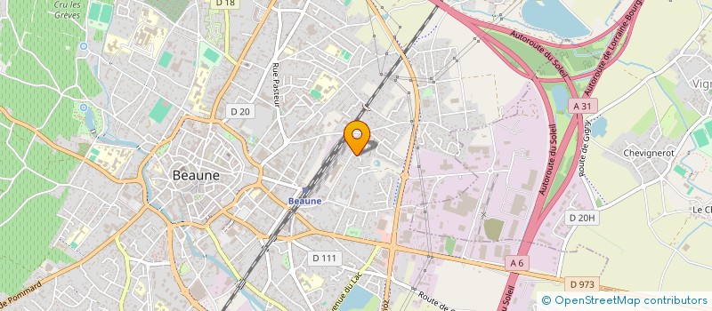 localisation de l'entreprise APPART'CONCEPT à BEAUNE