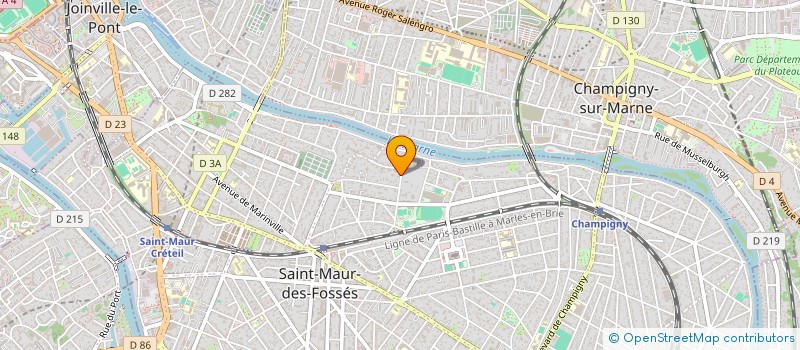 localisation de l'entreprise APPART DU CHANTEL à SAINT-MAUR-DES-FOSSES