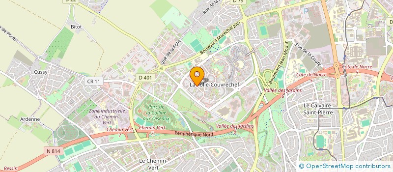 localisation de l'entreprise APPART J&C à CAEN