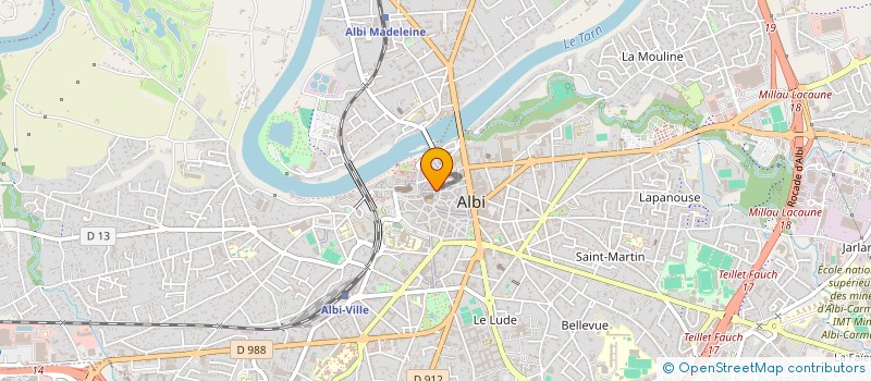 localisation de l'entreprise APPART RUE MARIES à ALBI