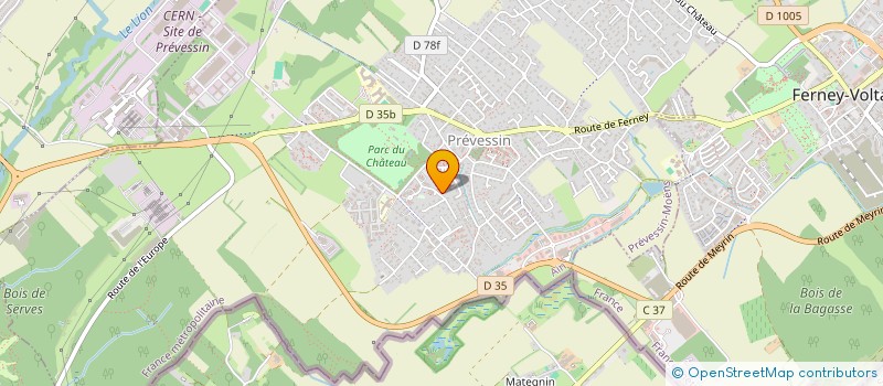 localisation de l'entreprise APPARTEMENT 1147  PREVESSIN-MOENS