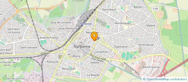 localisation de l'entreprise APPARTEMENT 12 RUE AMARDEIL 11100 NARBONNE  NARBONNE