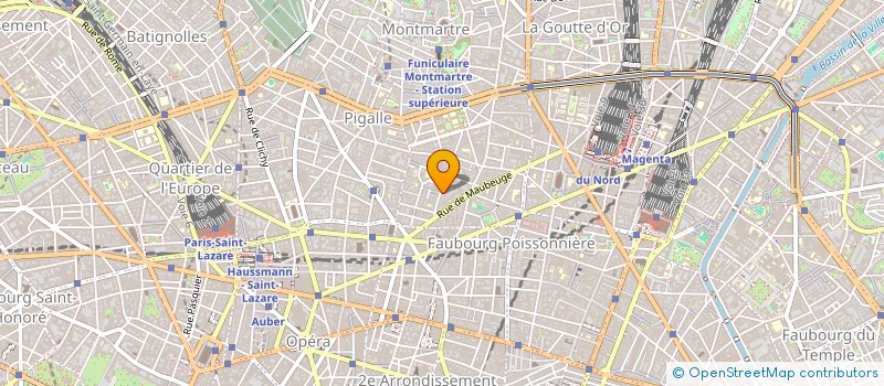 localisation de l'entreprise APPARTEMENT 20 RUE RODIER  PARIS