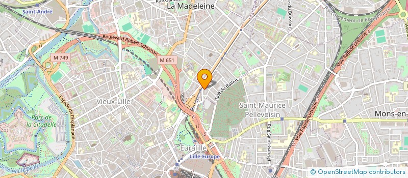localisation de l'entreprise APPARTEMENT 203 JARDINS DU ROMARIN à LA MADELEINE