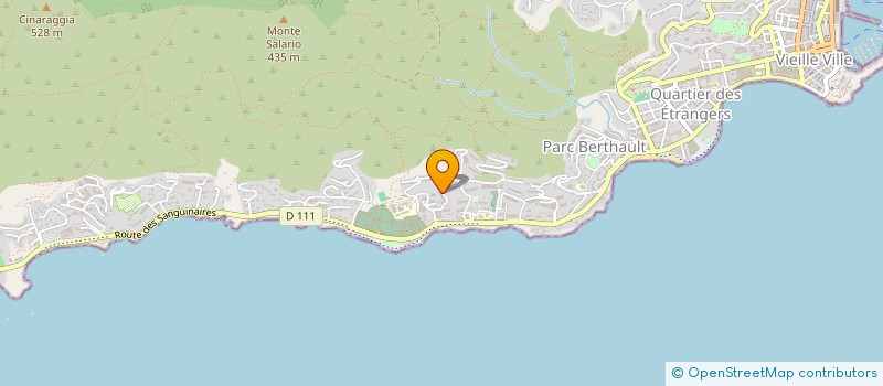 localisation de l'entreprise APPARTEMENT 301  AJACCIO