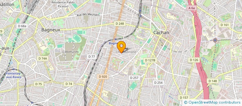 localisation de l'entreprise APPARTEMENT 48 AV JEAN JAURES  CACHAN