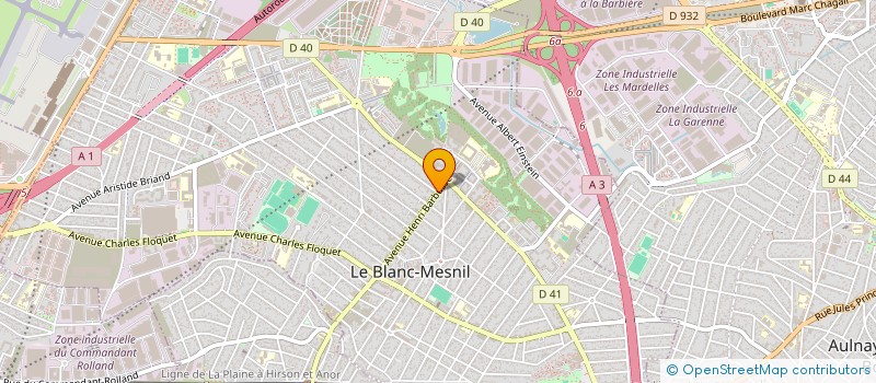 localisation de l'entreprise APPARTEMENT  LE BLANC-MESNIL
