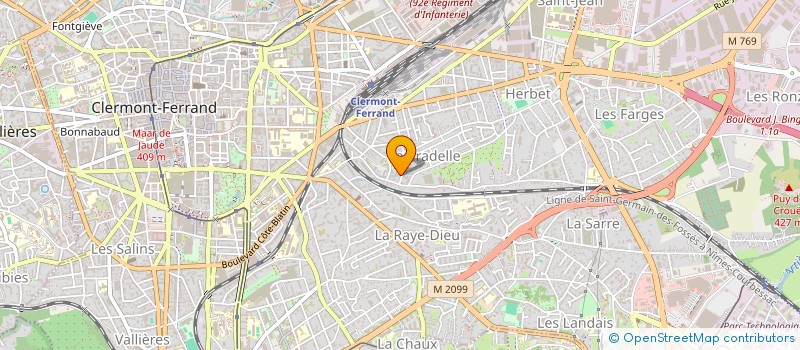 localisation de l'entreprise APPARTEMENT  CLERMONT-FERRAND