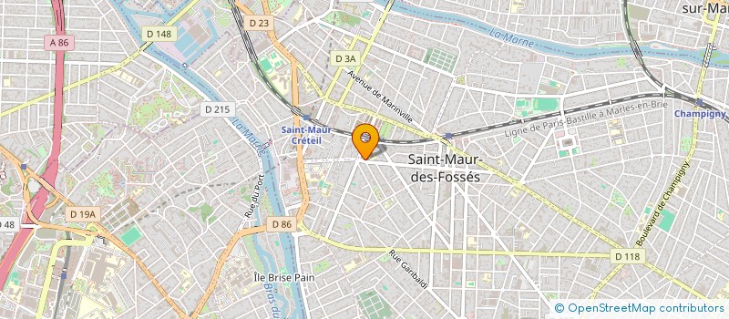 localisation de l'entreprise APPARTEMENT A LOUER à SAINT-MAUR-DES-FOSSES