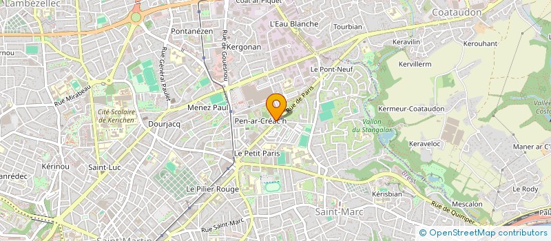 localisation de l'entreprise APPARTEMENT BREST à BREST