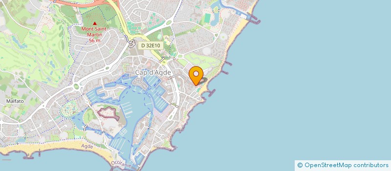 localisation de l'entreprise APPARTEMENT CAP D'AGDE  AGDE