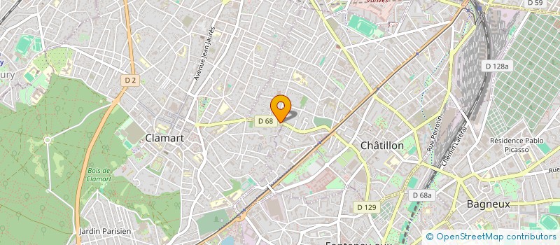 localisation de l'entreprise APPARTEMENT CHATILLON LMNP BERTOU HAUTION  CHATILLON