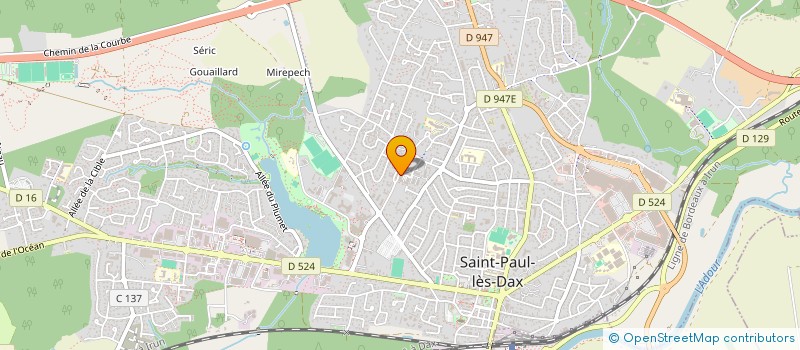 localisation de l'entreprise APPARTEMENT CHRISTUS à SAINT-PAUL-LES-DAX