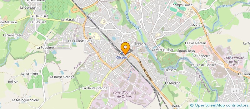 localisation de l'entreprise APPARTEMENT CLISSON  CLISSON