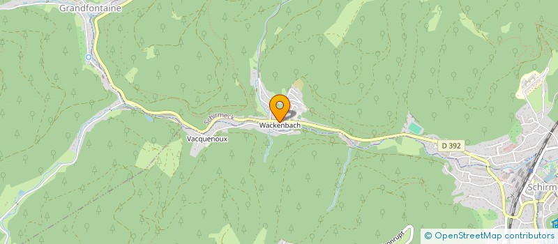 localisation de l'entreprise APPARTEMENT COCOONING  SCHIRMECK