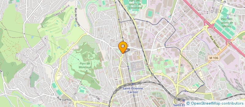 localisation de l'entreprise APPARTEMENT CROUZET DEGACHE  SAINT-ETIENNE