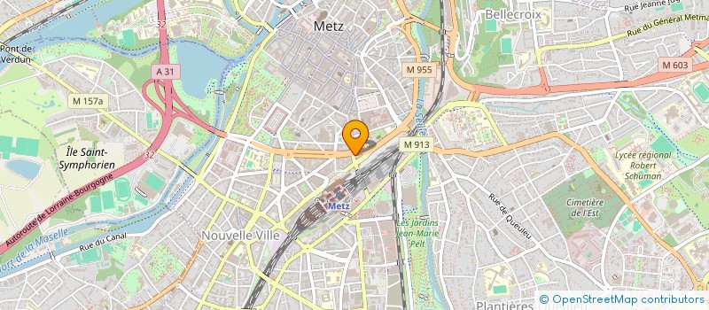 localisation de l'entreprise APPARTEMENT DES AUGUSTINS  METZ