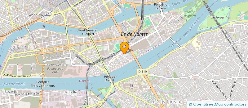 localisation de l'entreprise APPARTEMENT JAKARTA  NANTES