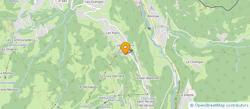 localisation de l'entreprise APPARTEMENT L'AIGUILLE NOIRE  SAINT-GERVAIS-LES-BAINS