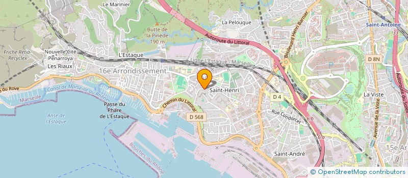 localisation de l'entreprise APPARTEMENT LE REGALI à MARSEILLE