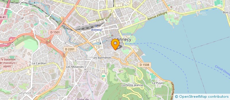 localisation de l'entreprise APPARTEMENT LES IBIS à ANNECY