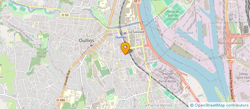 localisation de l'entreprise APPARTEMENT OULLINS à OULLINS-PIERRE-BENITE