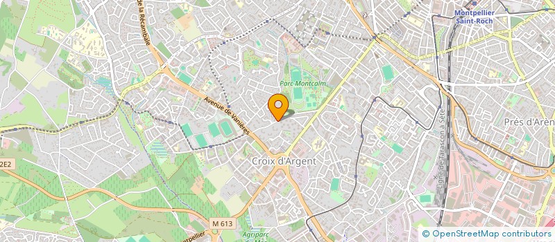localisation de l'entreprise APPARTEMENT OVALIE  MONTPELLIER
