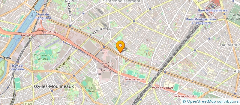 localisation de l'entreprise APPARTEMENT PARIS 15  PARIS