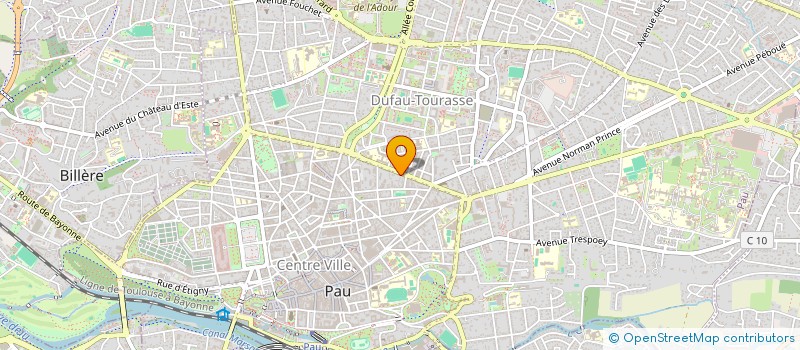 localisation de l'entreprise APPARTEMENT PAU COSY IRIS à PAU