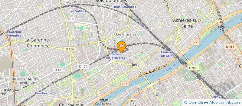 localisation de l'entreprise APPARTEMENT ROCHARD à COURBEVOIE