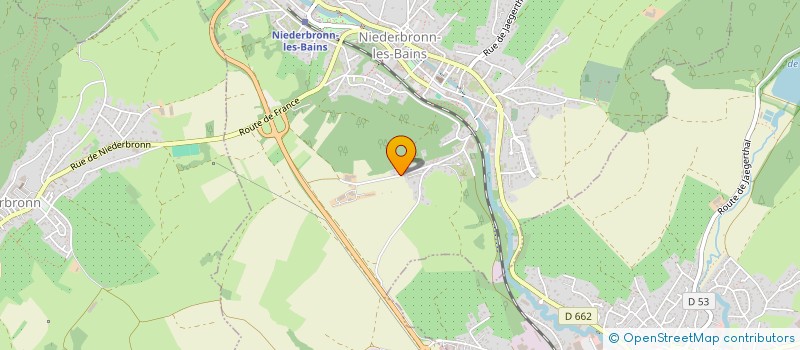 localisation de l'entreprise APPARTEMENT RUE DE L'INDUSTRIE  NIEDERBRONN-LES-BAINS