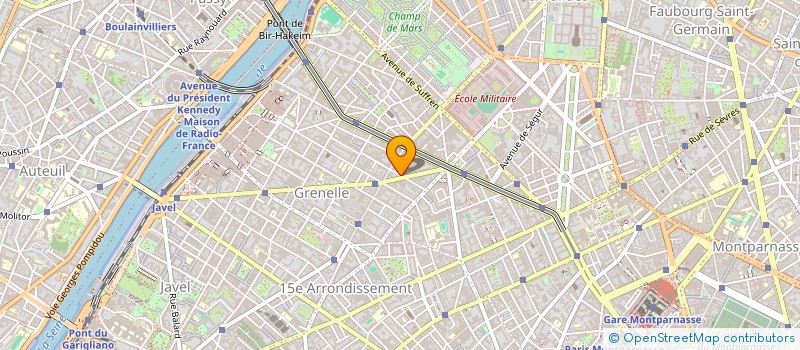 localisation de l'entreprise APPARTEMENT RUE LETELLIER  PARIS