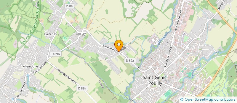 localisation de l'entreprise APPARTEMENT SERGY  SERGY