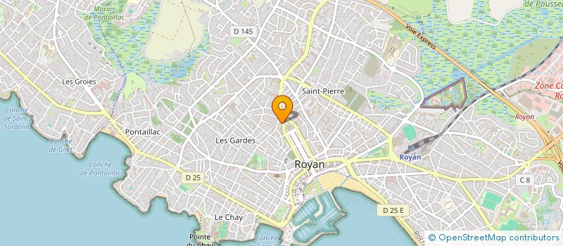 localisation de l'entreprise APPARTEMENT SOURCE  ROYAN