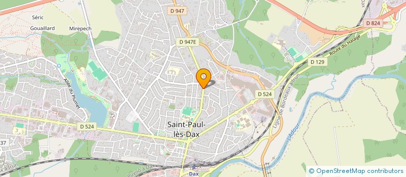 localisation de l'entreprise APPARTEMENT ST PAUL LES DAX  SAINT-PAUL-LES-DAX